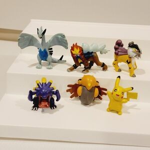 Vintage Pokemon Mini Figure Set  E-W P-H-J